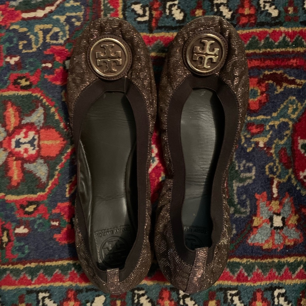 Tory Burch leopard flats